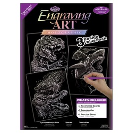 Royal and Langnickel Engraving Art 3 Design Value Pack, Holographic