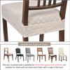 SearchI Stretch Dining Chair Seat Covers Set of 4, Soft