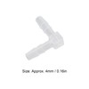 10Pcs Elbow Hose Barb Plastic Fitting Elbow Hose Barb Plastic