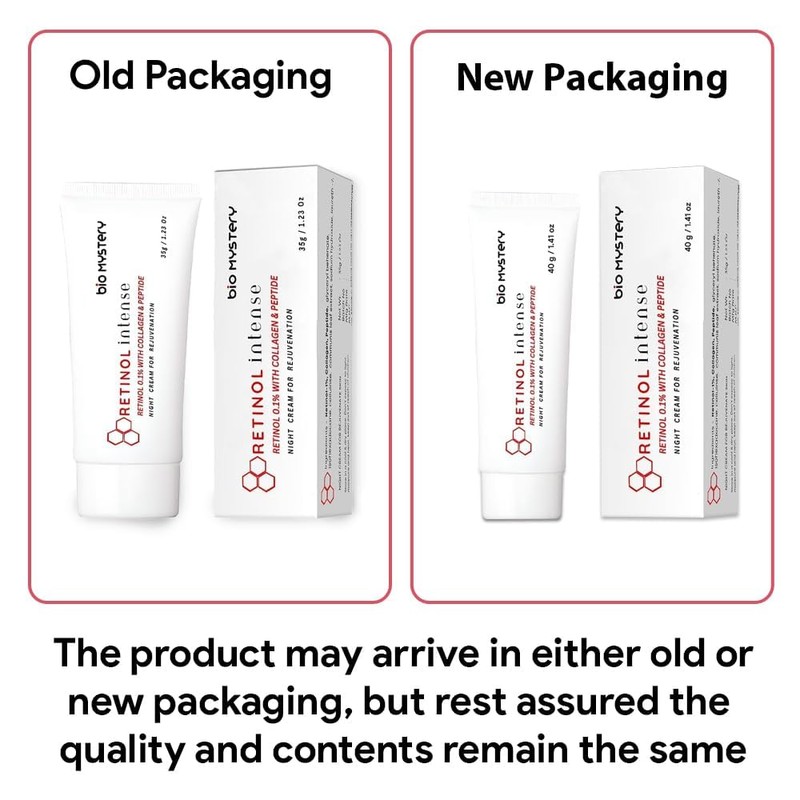 Bio Mystery Retinol 0.1 Intense Cream With Collagen & Peptide