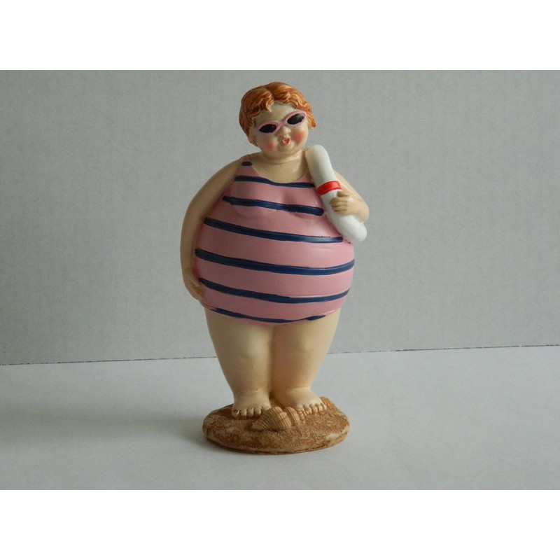 Quay Traders SEASIDE FAT PLUMP LADIES IN BATHING COSTUMES NAUTICAL