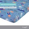 EVERYDAY KIDS Fitted Crib Sheet - Outerspace Adventures