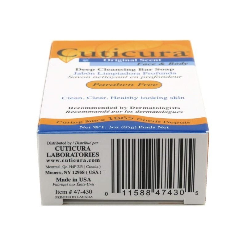 Cuticura Original Soap Bar 3oz Box (3 Pack)