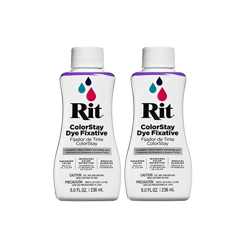 Rit Dye RIT COLORSTAY, 8 fl oz, Dye Fixative (2-Pack)