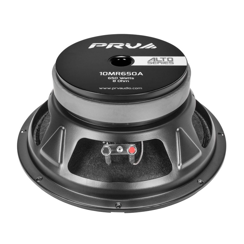PRV AUDIO 10MR650A 10 Inch Midrange Speaker, 8 Ohm, 650