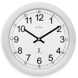 Acctim Forimia RC Wall Clock 30cm Silver 74417