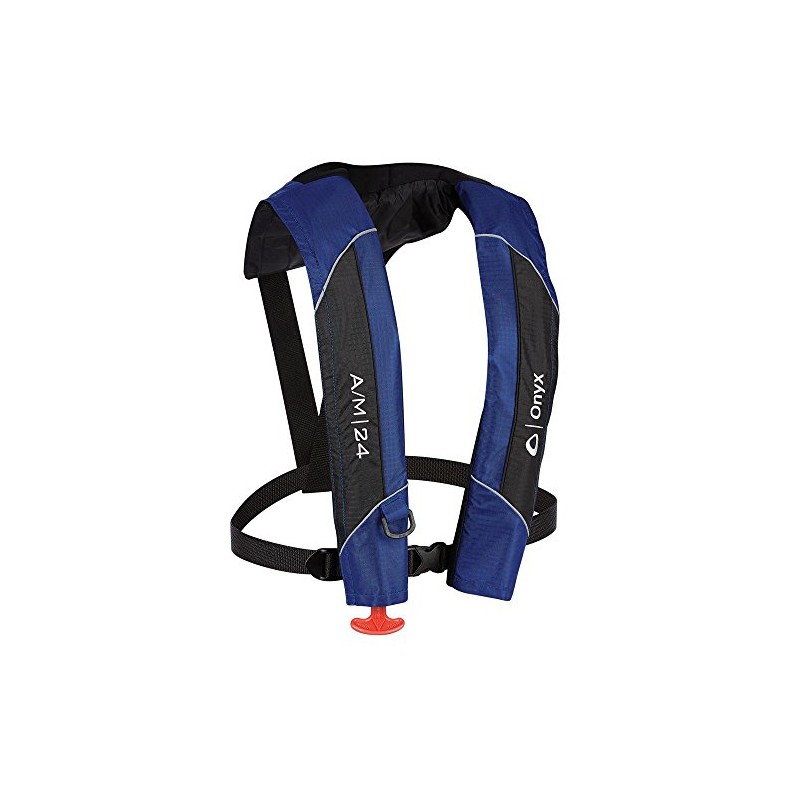 Onyx A/M-24 Automatic/Manual Inflatable PFD Life Jacket - Blue10