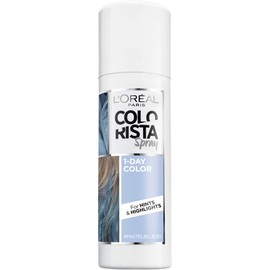 L'Oreal Paris Colorista 1-Day Temporary Hair Color Spray, Pastel Blue, 2 Ounces