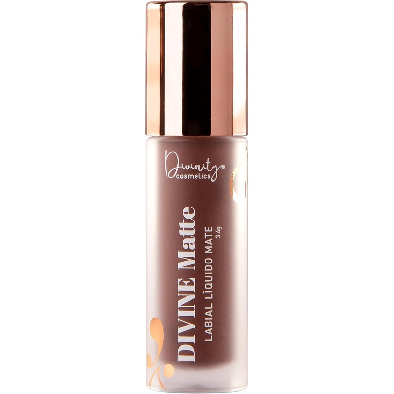 Divine Matte Labial Líquido Mate de Larga Duración, Labial Mate