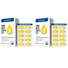 Nutri One Life [Seller Herb Food] Nutrione Omega 3 Pro Gift 30 Capsules / [셀러허브 식품] 뉴트리원 오메가3 프로 선물 30캡슐 X2개
