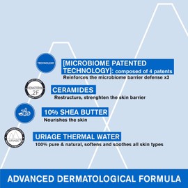 Uriage - Xémose Anti-Itch Soothing Balm Oil 500ml - Body and Face Care - Deep Moisturising, Soothes Itching, Intensive Hydration 48h, Balm-to-Oil Formula