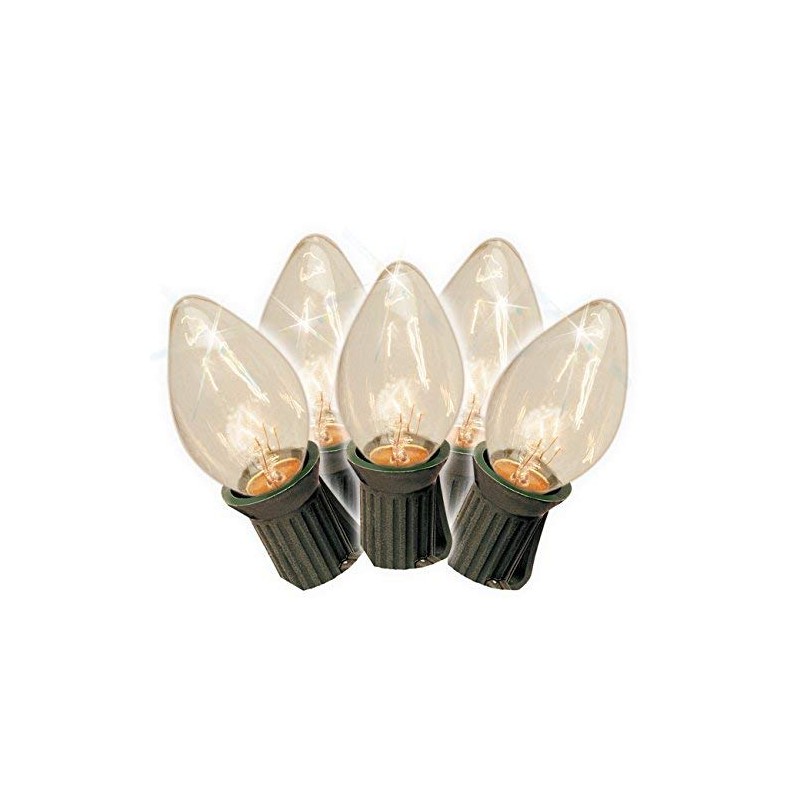 Brite Star Vintage Christmas String Lights Clear C7 25 Feet