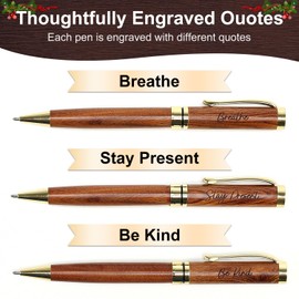 Mindfulness Gifts for Office Decor Meditation Relaxing Stress Relief Gift for Women Men Wellness Relaxing Gift Self Care Kits Pens Inspirational Therapist Social Worker Counselor Mental Health Gifts