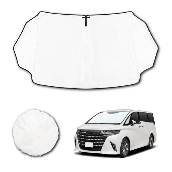 Seiwa IMP376 High Heat Shielding Sunshade for Car Models, Radiant