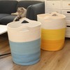 Sea Team Large Size Cotton Rope Woven Storage Basket with