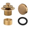 Artiwell Lift & Turn Tub Trim Set with Two-Hole Overflow