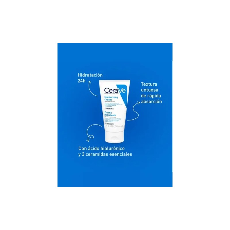 Crema Hidratante Cerave Moisturizing Piel Normal A Seca 56ml