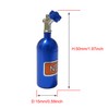 AMOGOT 2Pcs RC Simulation Decoration NOS Nitrogen Bottle for 1/10