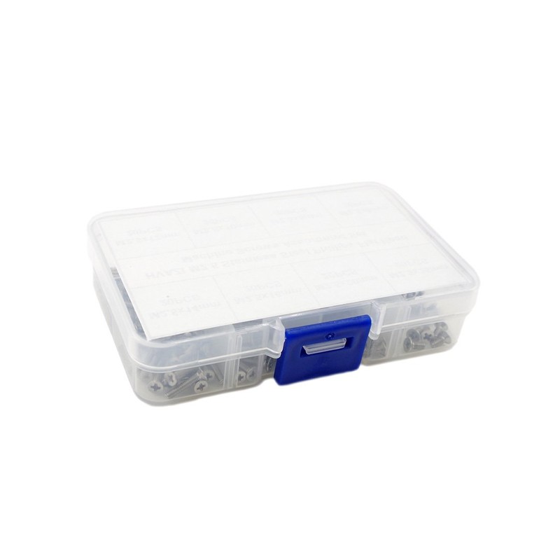 HVAZI M2.5 Stainless Steel Phillips Flat Head Machine Screws Assortment