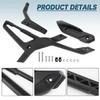 CPOWACE Aluminum Saddlebag Rack Support Brackets kit Compatible with Can-Am