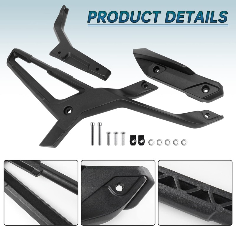 CPOWACE Aluminum Saddlebag Rack Support Brackets kit Compatible with Can-Am