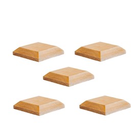 Timber Fence Post Cap | Fits 3x3" (75x75mm) Posts | Untreated | Square Posts | Pack of 5