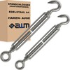 Stainless Steel VA4 Rope Tensioner Wire Rope Turnbuckle Wire Tensioner