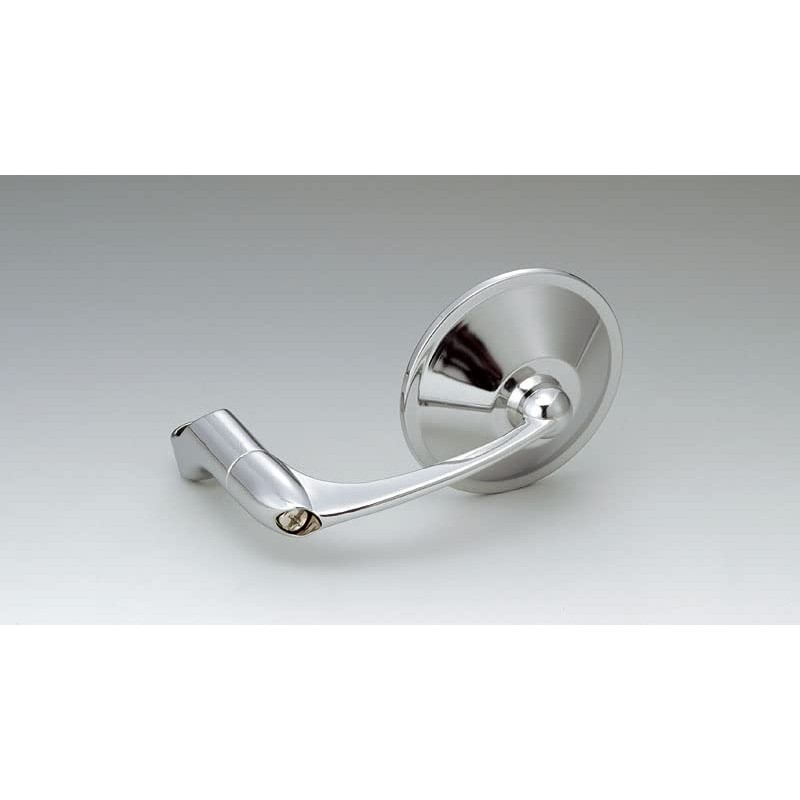 キジマ(Kijima) バイクパーツ ミラー ユーロタイプ 10mm/8mmボルト ラウンド 左右兼用 汎用 1本入り 4インチ