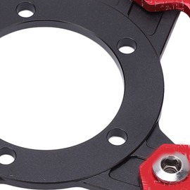 Bike Chainring, 104 BCD Chain Rings 34T Positive Negative Tooth Plate with Conversion Base Set for Bafang Mid Drive Motor Electric Bicycle Refitting Accessories