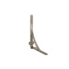 STALLION HARDWARE Premium Solid Brass Shelf Brackets - Stylish Brushed