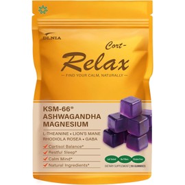 Magnesium Glycinate Gummies – 17-in-1 Formula with Ashwagandha, L-Theanine & Lion’s Mane for Stress Support, Calm Focus & Relaxation