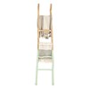 Creative Co-Op Dipped Decorative Wood Ladder, Bright Green