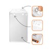 Karteo ID Card Holder Unique Permanent Lockable [Pack of 1]