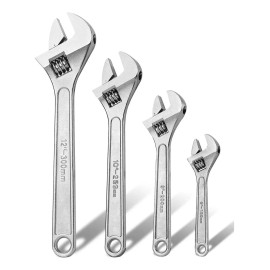 Llave De Apertura Grande Para Apretar O Aflojar Los Pernos De 6 Pulgadas, 8 Pulgadas, 10 Pulgadas, 12 Pulgadas, Llave Inglesa Ajustable Universal De Apertura