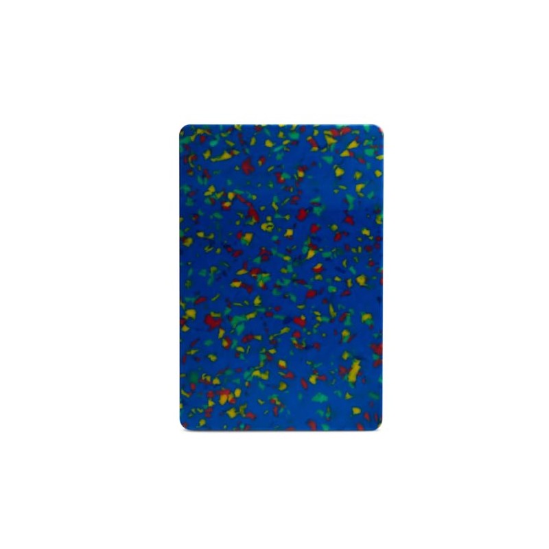 Core Kitchen Rainbow Confetti on Blue 8 x 12 Inch