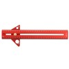 Woodworking T Track Ruler Multifunctional Aluminum Alloy Portable Wood Measuring