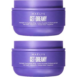 MAELYS Maëlys Get-Dreamy Overnight Toning Body Whip - Crema Reafirmante Corporal Que Actúa Mientras Duermes Y Ayuda A Combatir La Flacidez Corporal - Paquete de 2