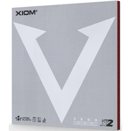 XIOM MAX 10411 Table Tennis Rubber Soft Back Vega Pro Red