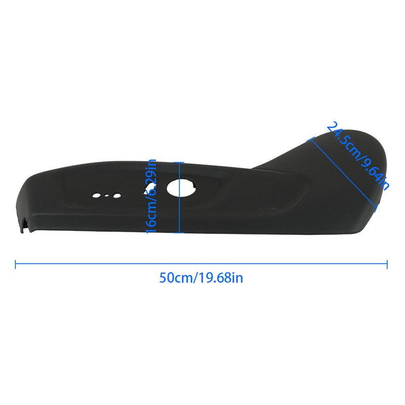 ANTUKO Driver Side Seat Trim Panel Black Shield Plastic Replacement