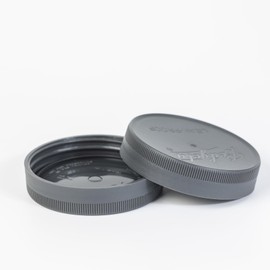 Yodecy 9 Pack Gray Wide Mouth Mason Jar Lids, Plastic Mason Jar Lids Fit Ball, Kerr and More,Canning Lids(Gray)