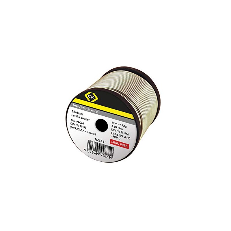 C.K T6052 51 Soldering Wire Reel