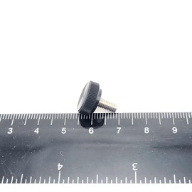 M4 Light Saber Retention Screws Black Knurled Thumb Screw Bolt 4mm x .7mm Metric Thread Rust Proof (Pack Size: 24 Pack)