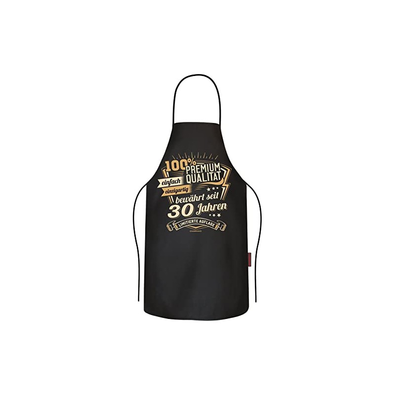 RAHMENLOS Barbecue Apron Cooking Apron Kitchen Apron 30th Birthday Gift