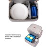 Breast Pump Bag Cooler Compartment Moistureproof Bag Double Layer for