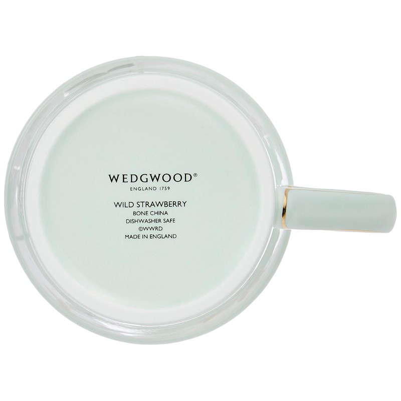 Wedgwood 1053405 Wild Strawberry Pastel Pair Mug, Pink, Green, Approx.