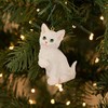 White Kitten Ornament Christmas Tree Holiday Home Decoration 2" Length