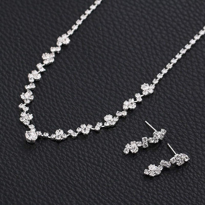 AVILMORE Necklace and Earrings Set of 2 Pieces Wedding Party