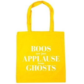 Hippowarehouse Boos are just applause from ghosts Tote Shopping Gym Beach Bag 42cm x38cm, 10 litres