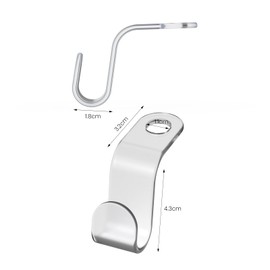 HUSAIHU 40 Pieces Clothes Hangers Space Savers, Transparent Clothes Hanger Connector Hooks, Hanger Connector Hooks for Wardrobe Organise Space Saving (Transparent)