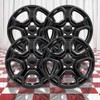 Brighter Design Set of 4 Bolt-On Front and Rear Black